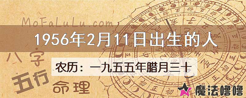 1956年2月11日出生的八字怎么样？