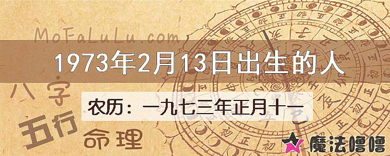 1973年2月13日出生的八字怎么样？