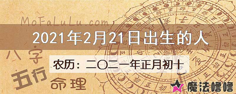 2021年2月21日出生的八字怎么样？