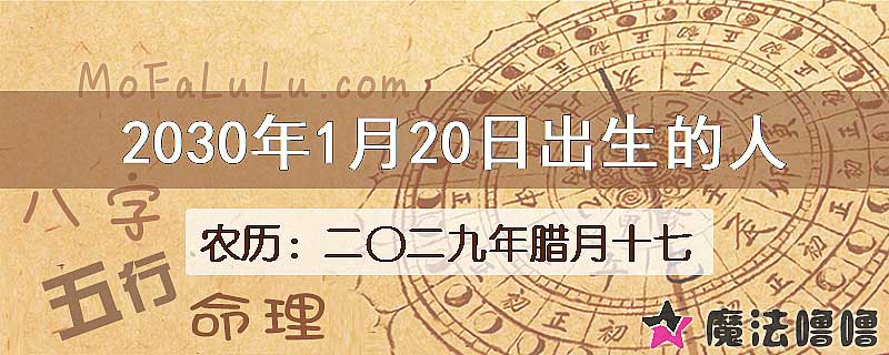 2030年1月20日出生的人