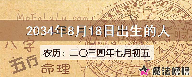 2034年8月18日出生的人