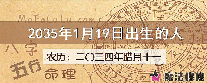 2035年1月19日出生的人