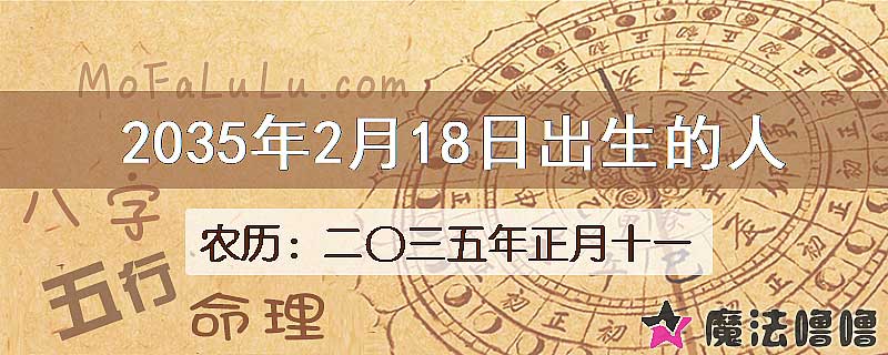 2035年2月18日出生的人