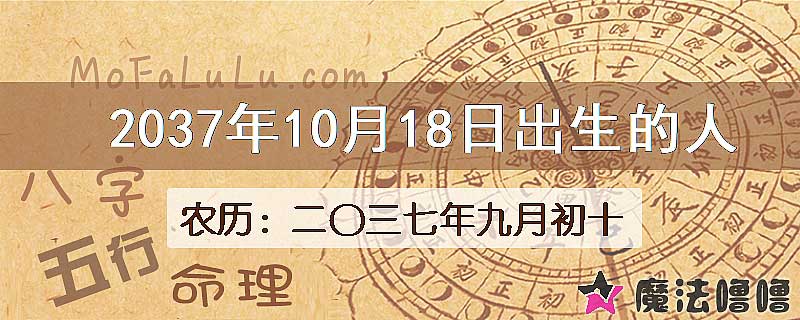 2037年10月18日出生的人