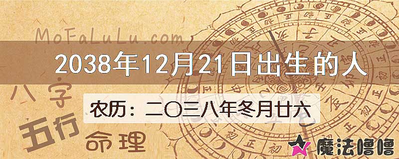 2038年12月21日出生的人