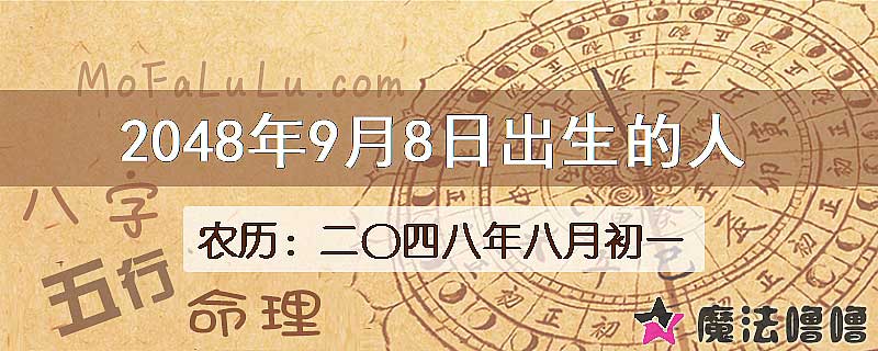 2048年9月8日出生的人