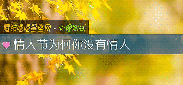 情人节为何你没有情人