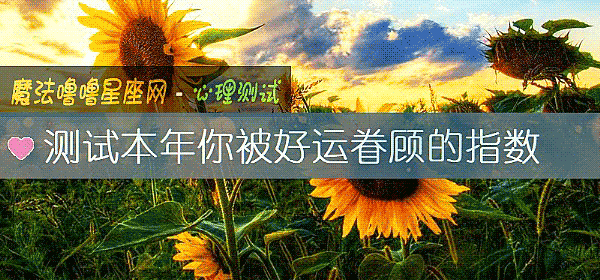 测试本年你被好运眷顾的指数