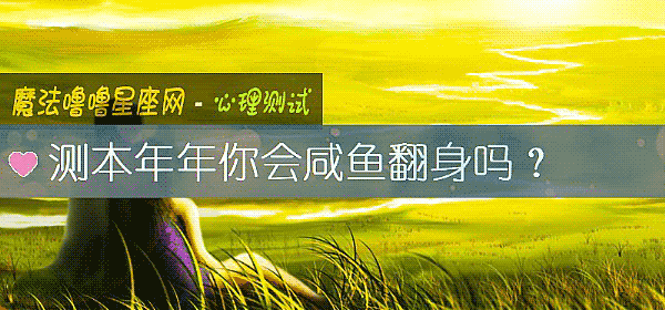 测本年年你会咸鱼翻身吗？