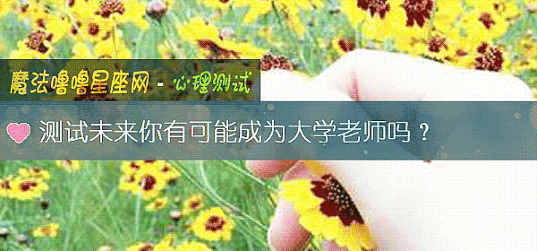 测试未来你有可能成为大学老师吗？