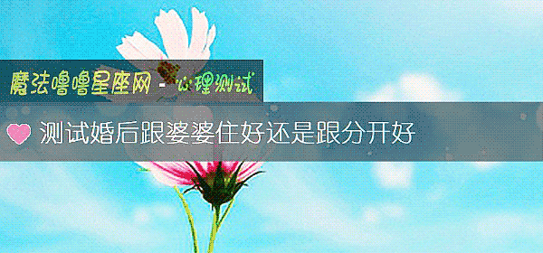 测试婚后跟婆婆住好还是跟分开好