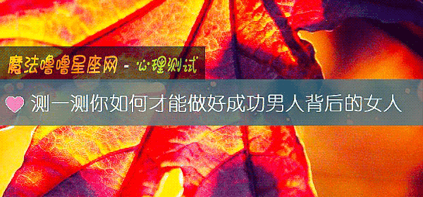 测一测你如何才能做好成功男人背后的女人