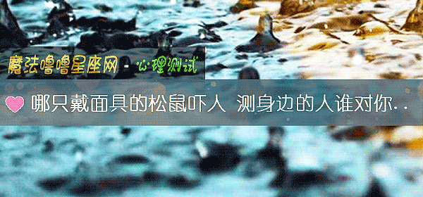 哪只戴面具的松鼠吓人 测身边的人谁对你最好