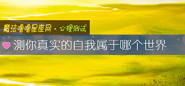 测你真实的自我属于哪个世界