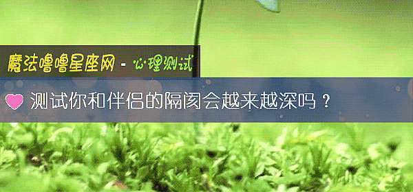 测试你和伴侣的隔阂会越来越深吗？