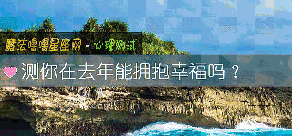 测你在去年能拥抱幸福吗？