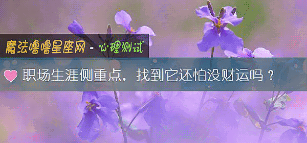 职场生涯侧重点，找到它还怕没财运吗？
