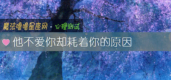 他不爱你却耗着你的原因