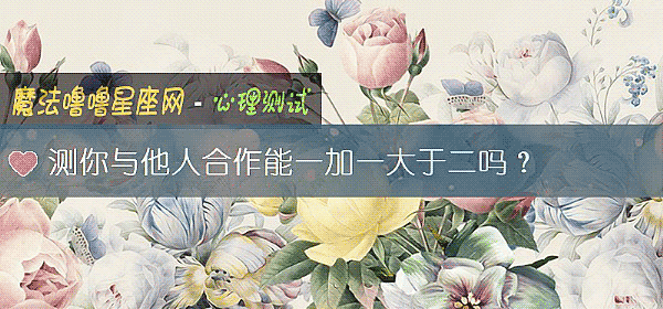 测你与他人合作能一加一大于二吗？