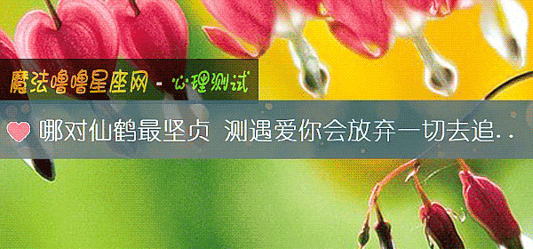 哪对仙鹤最坚贞 测遇爱你会放弃一切去追求吗？