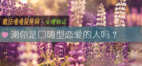 测你是口嗨型恋爱的人吗？