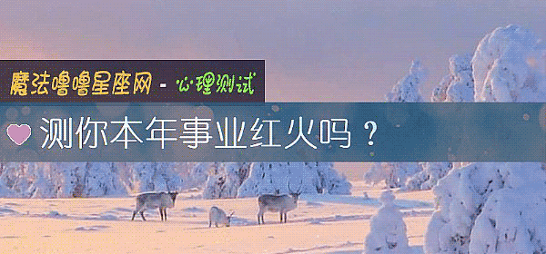 测你本年事业红火吗？