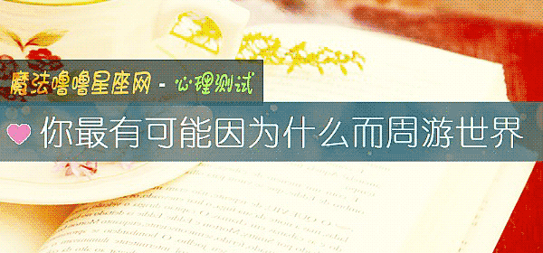 你最有可能因为什么而周游世界
