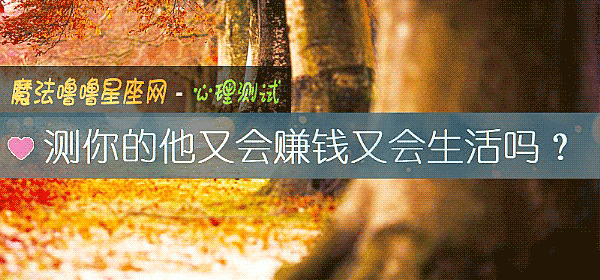 测你的他又会赚钱又会生活吗？