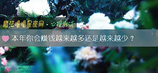 本年你会赚钱越来越多还是越来越少？