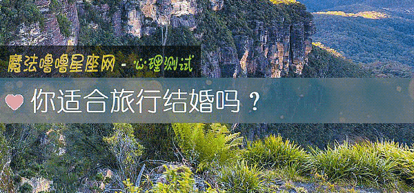 你适合旅行结婚吗？