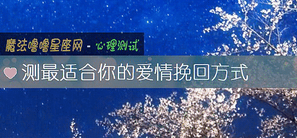 测最适合你的爱情挽回方式
