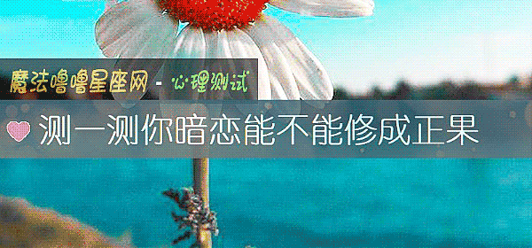测一测你暗恋能不能修成正果