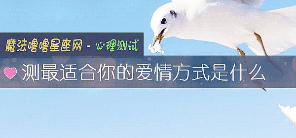 测最适合你的爱情方式是什么