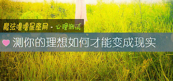 测你的理想如何才能变成现实