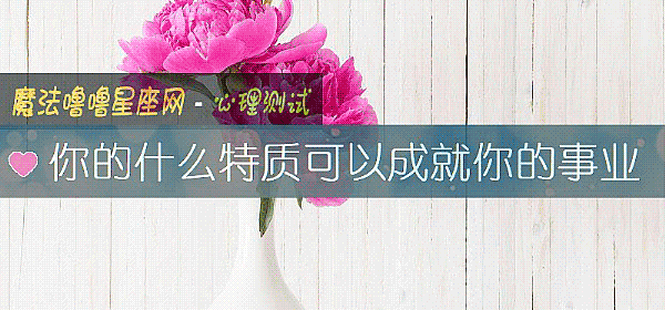 你的什么特质可以成就你的事业