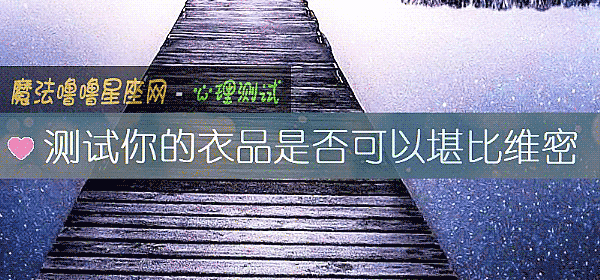 测试你的衣品是否可以堪比维密