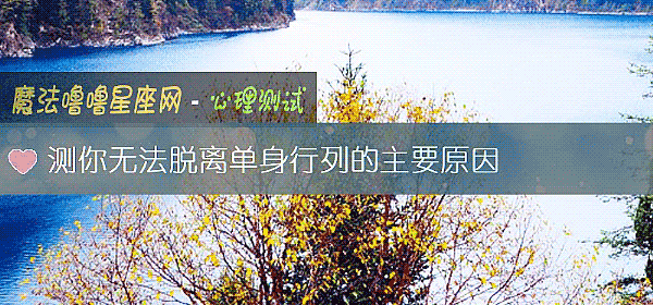 测你无法脱离单身行列的主要原因