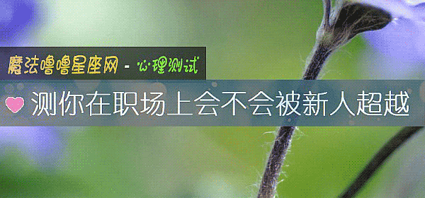 测你在职场上会不会被新人超越