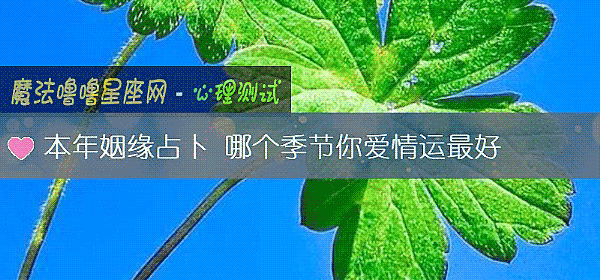 本年姻缘占卜 哪个季节你爱情运最好