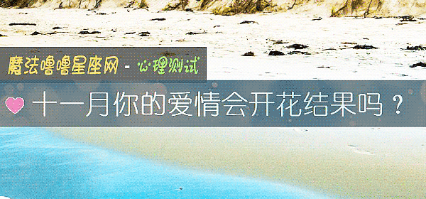十一月你的爱情会开花结果吗？