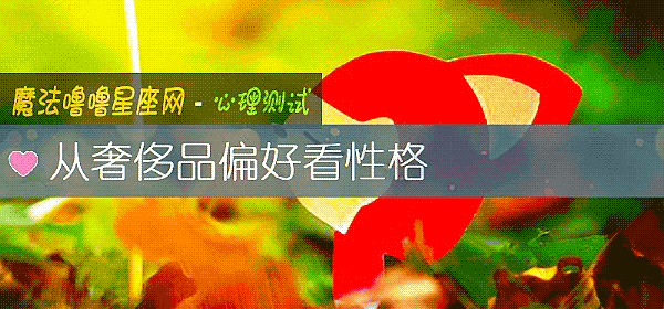 从奢侈品偏好看性格