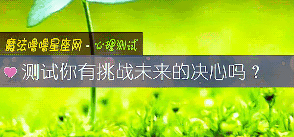 测试你有挑战未来的决心吗？