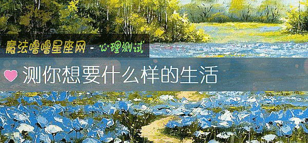 测你想要什么样的生活