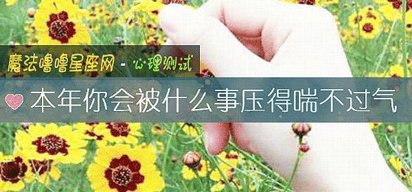 本年你会被什么事压得喘不过气