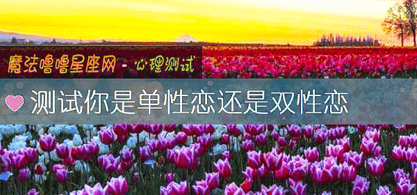 测试你是单性恋还是双性恋