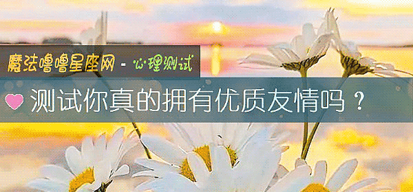 测试你真的拥有优质友情吗？