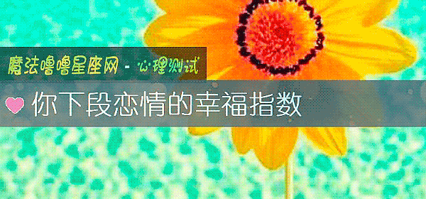 你下段恋情的幸福指数