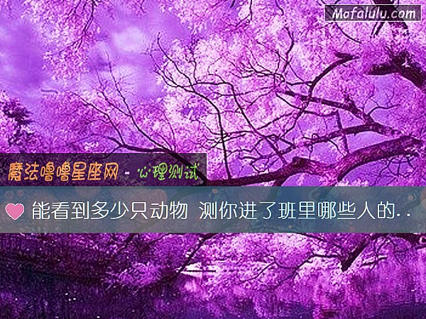 能看到多少只动物 测你进了班里哪些人的黑名单
