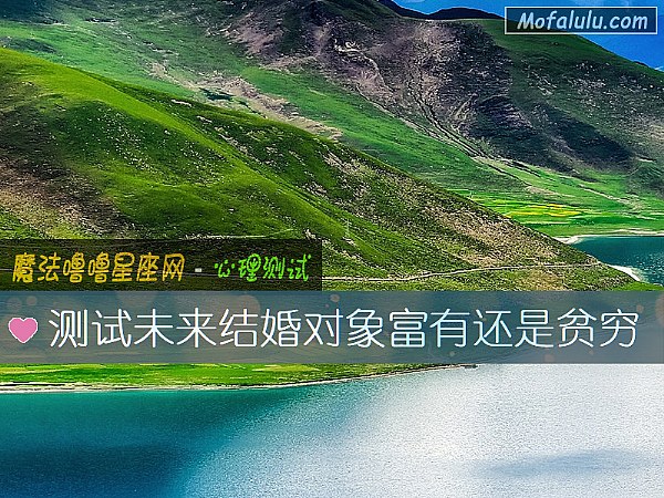 测试未来结婚对象富有还是贫穷