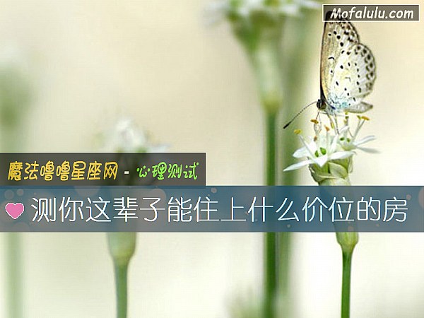 测你这辈子能住上什么价位的房